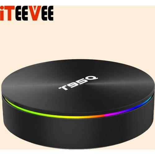 10 PCS/LOT T95Q 4GB 64GB Android 9.0 100M LAN BT DDR3 Amlogic S905X2 TV BOX
