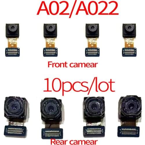 10pcs Original For Samsung Galaxy A02 A022 A022F A022M Front Small Camera Flex Cable Rear Camera Back Camera Replacement