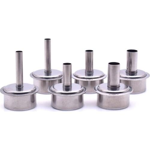 6pcs/lot Original QUICK 861DW heat gun lead-free hot air smicrocomputer temperature Hot Air Rework Station nozzles