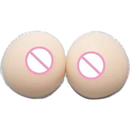 800g/pair Artificial Silicone Boobs Silicone Breast Forms Crossdresser Drag Queen Shemale Boobs C Cup White/Beige/Brown