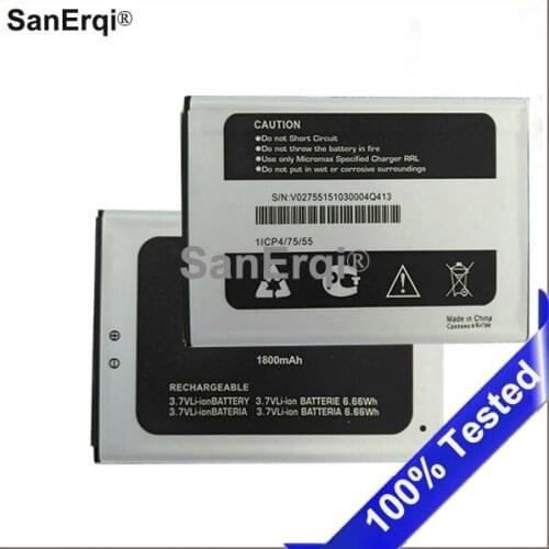 10pcs 1800mAh battery For Micromax Q413 phone Battery