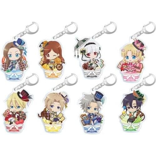 Anime My Next Life as a Villainess: All Routes Lead to Doom! Catarina Claes Acrylic Keychain Pendant Bag Charm Dessert Series