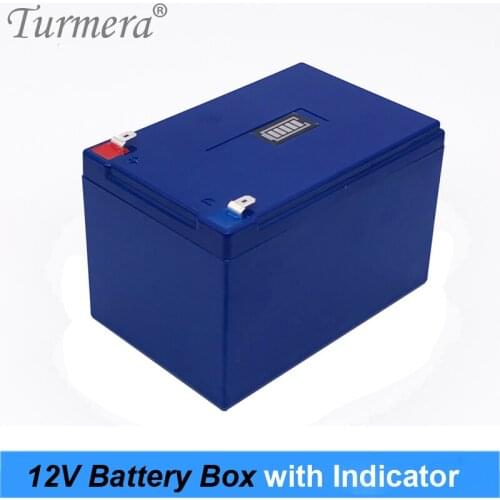 12V 21Ah Battery Box Storage Case with Capacity Indicator Build 28Piece 18650 Battery for Uninterrupted Power Supply 12V Turmera