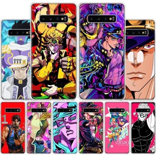 JoJo Bizarre Adventure Phone Case For Samsung Galaxy S10 S20 FE S21 Ultra Note 10 9 8 S9 S8 S7 Edge J4 J6 J8 Plus Lite + Cover C
