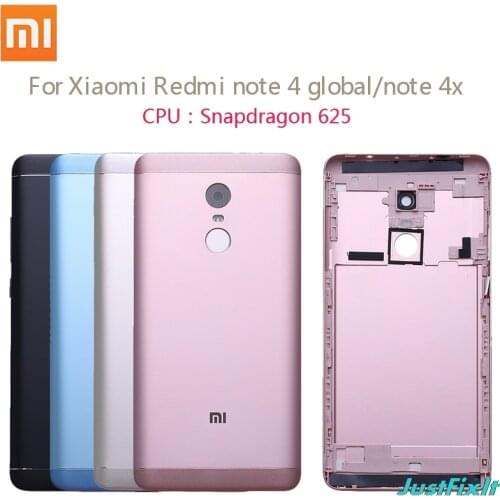For XIAOMI Redmi Note 4X Back Battery Cover Case Power Volume Button Camera Lens Battery Cover Case