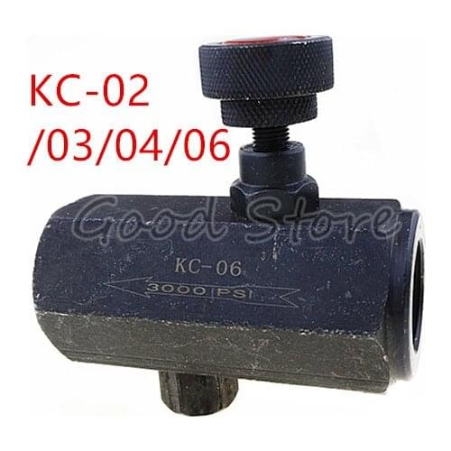 KC-02 KC-03 KC-04 KC-06 flow control valve KC series of check throttle valve Simple pressure switch valves