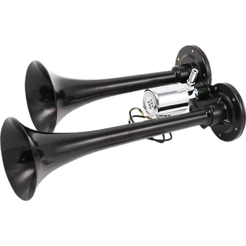 Loud Car Horn, Dual Trumpet Loud Air Horn 12 V 150db Louder Dual Tone Set Car