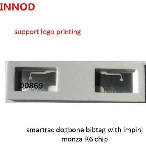 Similar with dogbone impinj monza r6 chip runner number bib tags with 2mm/5mm foam sports race running tming system disposable