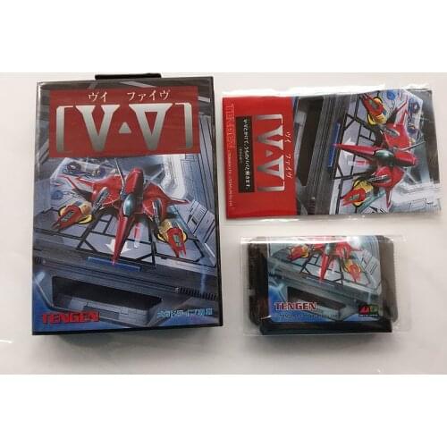 MD Game : V V Five ( Japan Version!! box+manual+cartridge!! )