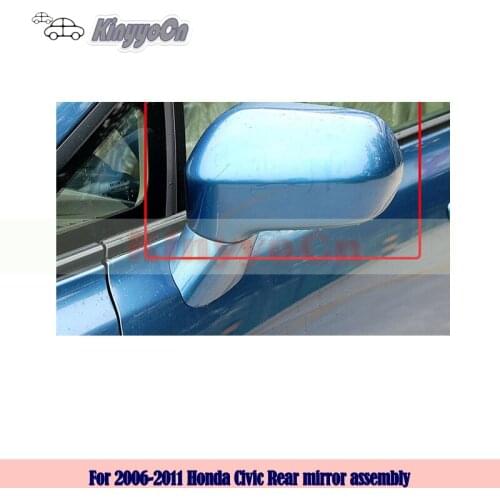 Kinyyocn For Honda Civic 2006 07 08 09 10 2011 External mirror Rearview Mirror Rear view mirror outer side mirror Assembly