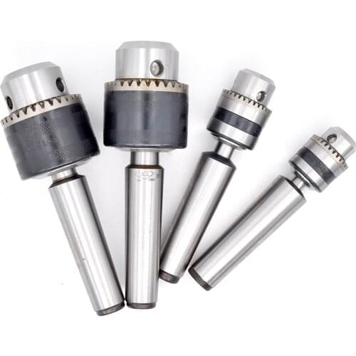 Precision morse cone MT2 MT3 MT4 B10 B12 B16 B18 light Duty key Drill Chuck 0.6-6mm 1.5-13mm 1-10MM Taper Arbor CNC machine