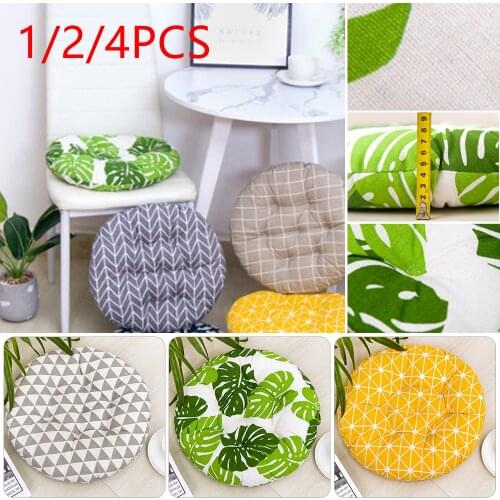 1/2/4PCS Round Winter Office Bar Chair Cushion Pad Cotton Thick Cushion Dining Chair Seat Pads Garden Floor Cushion Home Seat