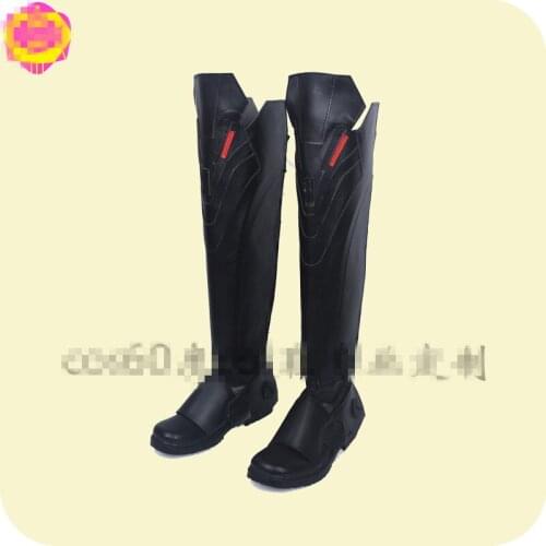 Hot Game Reaper Cosplay Shoes Hot Sale Black Custom Made Boots