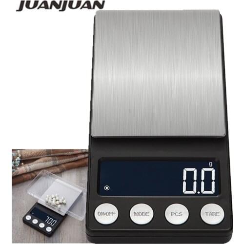 500g/0.01g 200g/0.01g Multi-function Household Electronic scale Stainless Steel portable Jewelry kitchen weight Scale 30%off