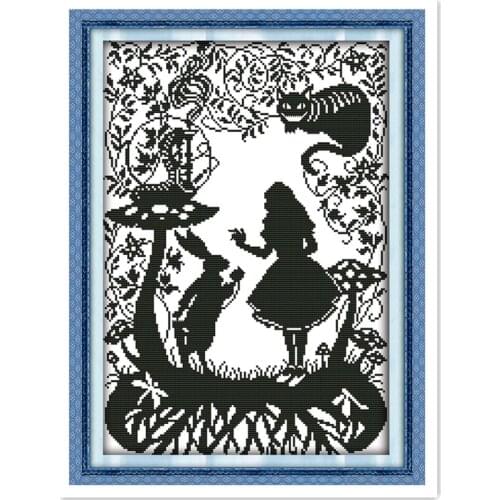 Fairy Tales 11CT Pattern Counted Cross stitching set 14CT Cross Stitch kit needlework embroidery kits DIY Crafts Home Decoration