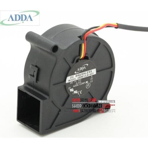 New FOR ADDA AB0612LB-A03 6025 6cm 12V 0.2A dual ball bearing turbo centrifugal fan Wholesale