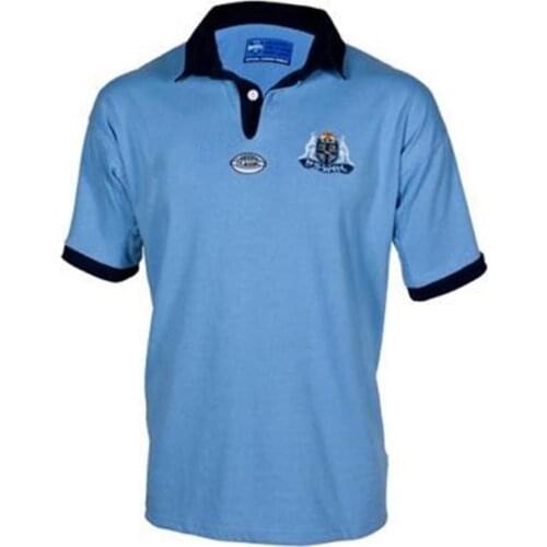 1985 NSW BLUES RETRO RUGBY JERSEYsize S-M-L-XL-XXL-3XL-4XL-5XL