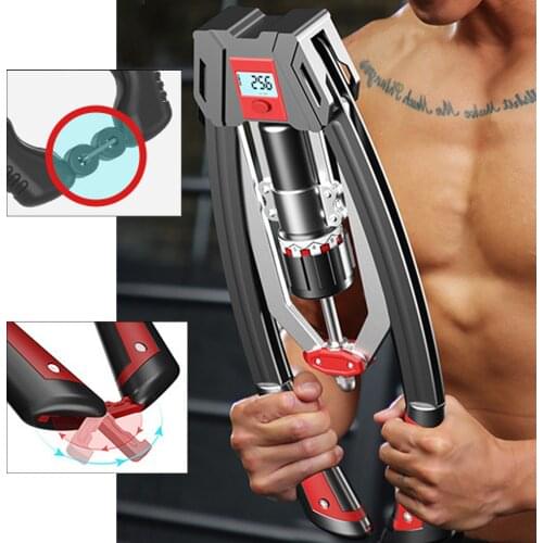 Adjustable Hydraulic Power Arm Exerciser 22-440lbs Men Women Arm Shoulder Muscle Training Fitness Equipment