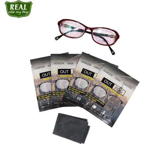 Oem anti fog glasses lens cloth Glasses Cleaner cloth 50 pcs