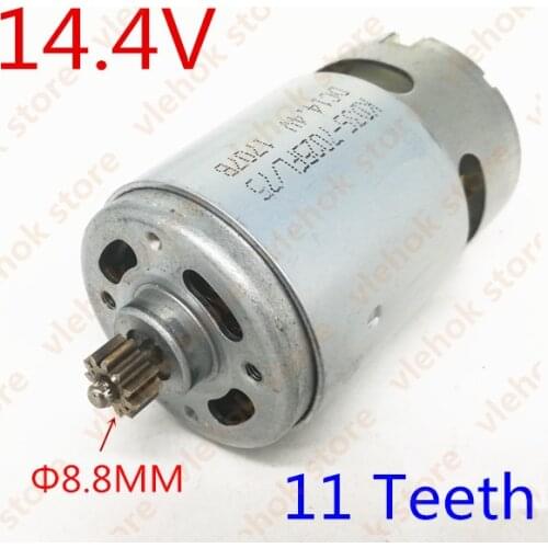 11 Teeth RS-550 14.4V Motor replace for BOSCH GSR14.4-2-LI 2 GSR18-2-LI 18V Electric Drill Power Tool Accessories tools PART