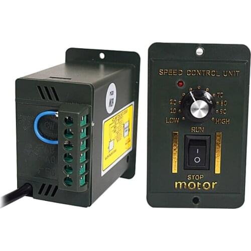 US-52 Controller AC 220V Geared Motor 6W 15W 25W 40W 60W 90W 120W 180W 250W 400W Reversed CW CCW Adjustable Speed Mechanical