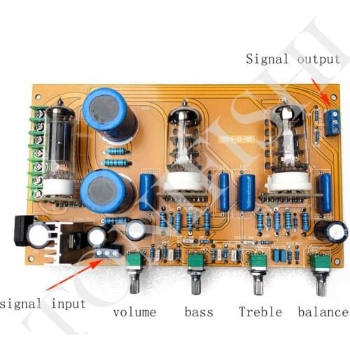6N4 12AX7 ECC83 6Z4 6X4 bile rectifier tube tone board, high and low sound balance, sound quality is very good