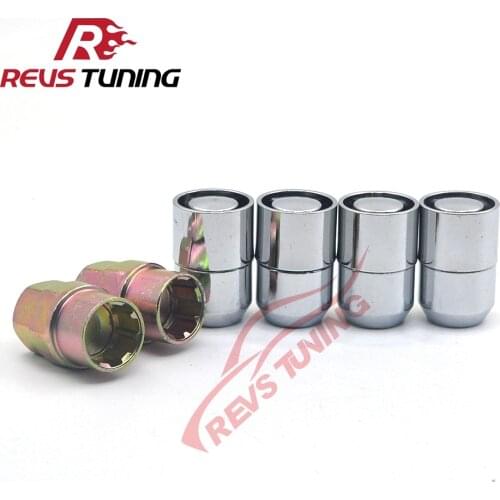 36mm M14X1.5 4PCS+2Keys Anti-theft Security Steel Auto Car Wheel Locking Wheel Nuts Lock Wheel Rim Lug Nuts