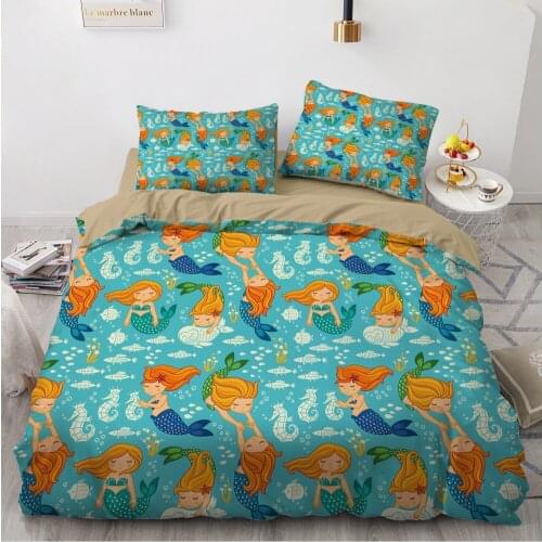 3D Luxury Duvet Cover Set Comforter Bedding Set Double King Queen Double Single Size Cartoon Design Custom Bedclothes