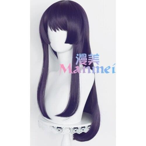 Anime Osananajimi Ga Zettai Ni Makenai Love Comedy Shirokusa Kachi Cosplay Wig Purple Black Hair Accessories Anime Fans Gift