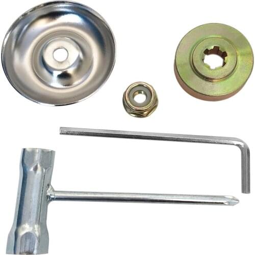 5 pcs/set Lawn Mower Blade Adapter Attachment Maintenance Washer Kit for STIHL FS120 FS200 FS250 String Trimmers Brush Cutter