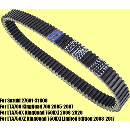 Drive Belt for Suzuki LTA700 KingQuad 700 LTA750XZ LTA750X KingQuad 750AXi 27601-31G00 LTA 700 750 XZ X