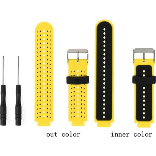 XBERSTAR Wrist Watchband Strap For Garmin Forerunner 230 235 630 220 620 735 Universal Silicone Band Replacement Smart Wristband