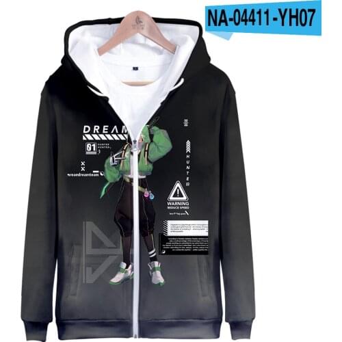 Fashion 3D Full Printed DreamWasTaken Zipper Hoodies Sweatshirts Women Men Tops Autumn Kids Hooded Fashion Hip Hop Girls Coats