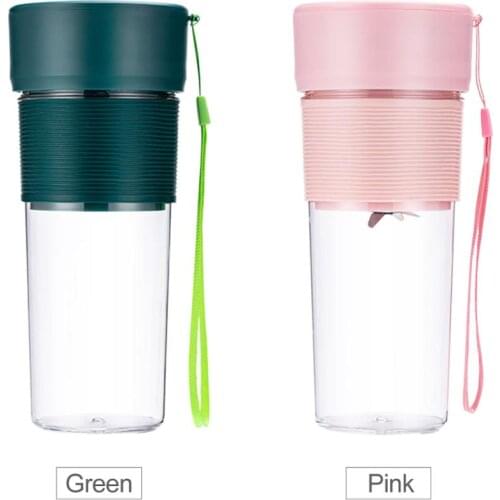 270mL Portable Juicer Electric Mixer Cup USB Rechargeable Mini Smoothie Blender Shakes Handheld Fruit Vegetable Machine