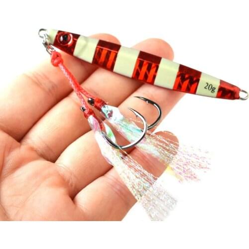 3pairs12# 14# 16# High Carbon Steel Fishing Hooks Assist Barbed Fish skin Double Jig Hooks Black Nickel Thread Feather Pesca