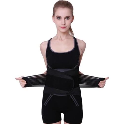 4XL 5XL 6XL Gym Fitness Belt Neoprene Lumbar Waist Support Waist Trimmer Belt Unisex Exercise Weight Loss Shaper