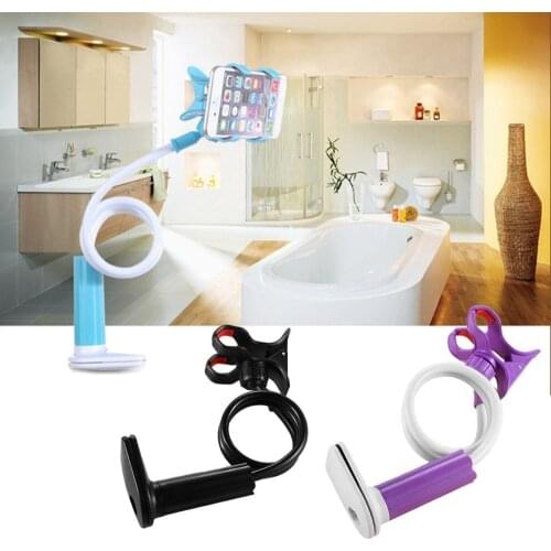 5 Color Universal Stable Design Long Arm Mobile Phone Stand Holder Flexible Table Desk Clip Cellphone Lazy Holder Mount Bracket