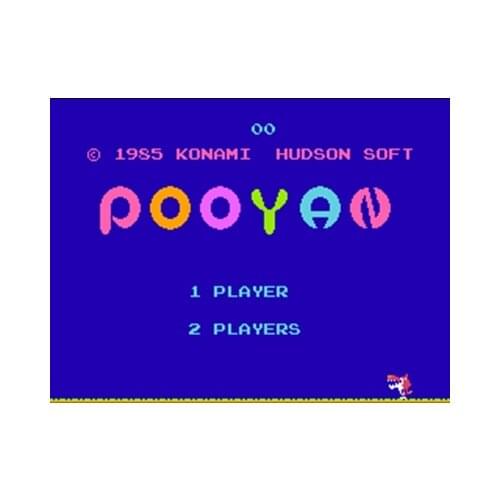 Pooyan Region Free 60 Pin 8Bit Game Card For Subor Game Players