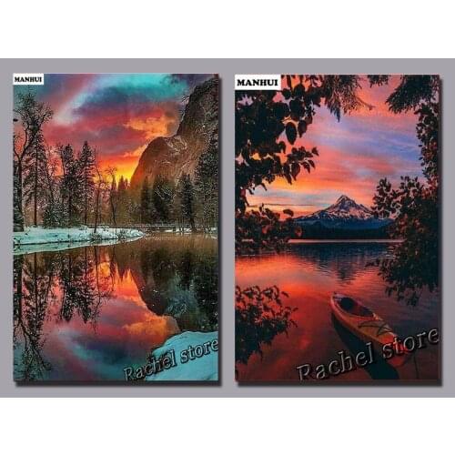 Diamond Embroidery Diy Diamond Painting Cross Stitch Kits Diamond Mosaic Scenery Full Square Diamond Embroidery FB057