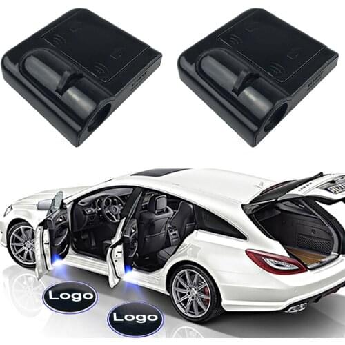 1pcs Wireless LED Car Door Welcome Light Projector Laser Logo Ghost Shadow Lamp Car Courtesy lamp Welcome Lights Car Accessories