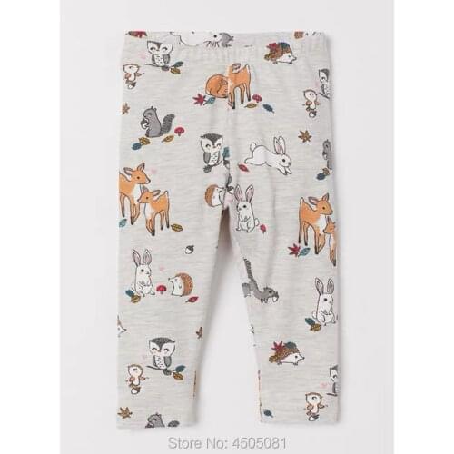 Brand Kids Leggings Infant Kids 100% Elastic Cotton Pencil Stretch Pants Kids Children Skinny Trousers Baby Girl Clothes Flowers