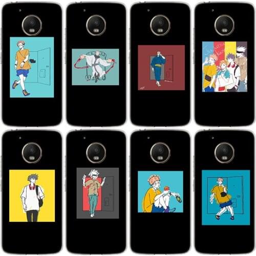 Hot Jujutsu Kaisen Anime Phone Case For Motorola Moto G8 G7 G9 Power E6 E5 G6 G5 G5S One Action Plus Play EU G4 E4 Cover