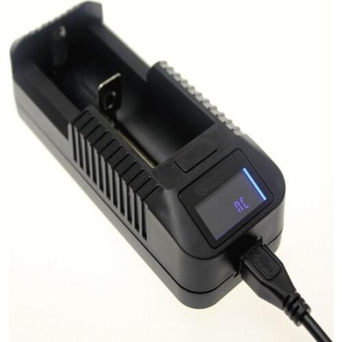 Intelligent LCD Charger USB LCD battery charger Intelligent for 26650 18650 18500 18350 17670 16340 3.7V. lithium batte charger