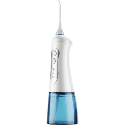 Oral Irrigator USB Rechargeable Water Flosser Portable Water Jet 200ML Water Tank Waterproof Teeth Cleaner