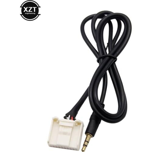 3.5MM AUX Audio Radio Male Interface MP3 Player Phone Adapter Cable for Toyota Car Cables Adapters Sockets