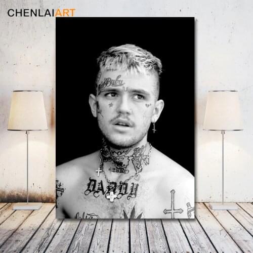 Lil Peep Music Raper Canvas Painting Modern Decorative Wall Pictures For Living Room Posters and Prints Art No Frame