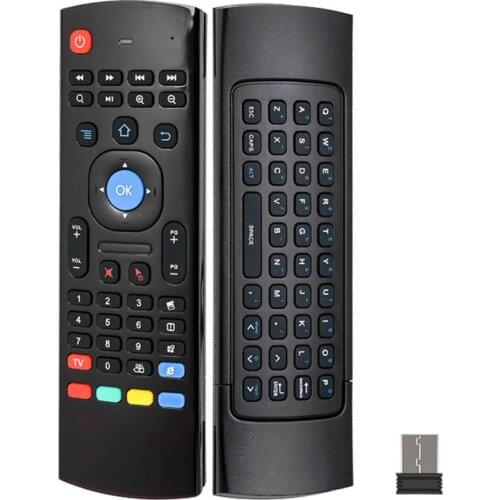 New Hot MX3 Wireless Keyboard For X96 H96 T3 Smart Remote Control 2.4G RF Backlit Air Mouse With Voice Mic For Android TV Box