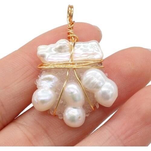New Style Pendant Natural Freshwater Pearl Irregular Winding For Jewelry Making DIY Necklace Bracelet Accessory