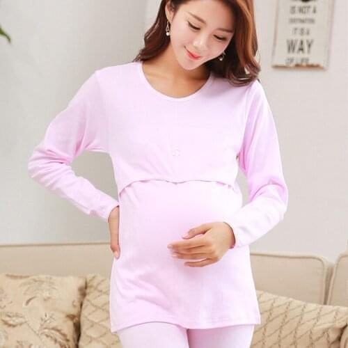 Maternity Sleepwear Nursing Dresses Childbirth Breastfeeding Lactation Nightgown Pajamas For Women Pregnancy Breast Feeding 2021