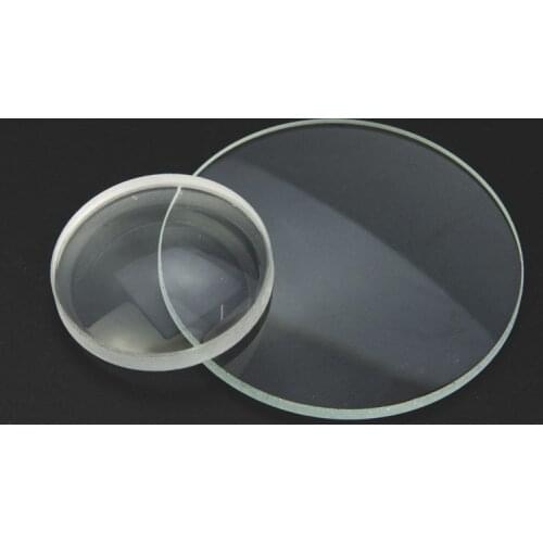 Optical Glass Focal length Optics Double Concave Lens Plano Convex Lens Set DIY Home-made Simple Telescope Lens 2PCS